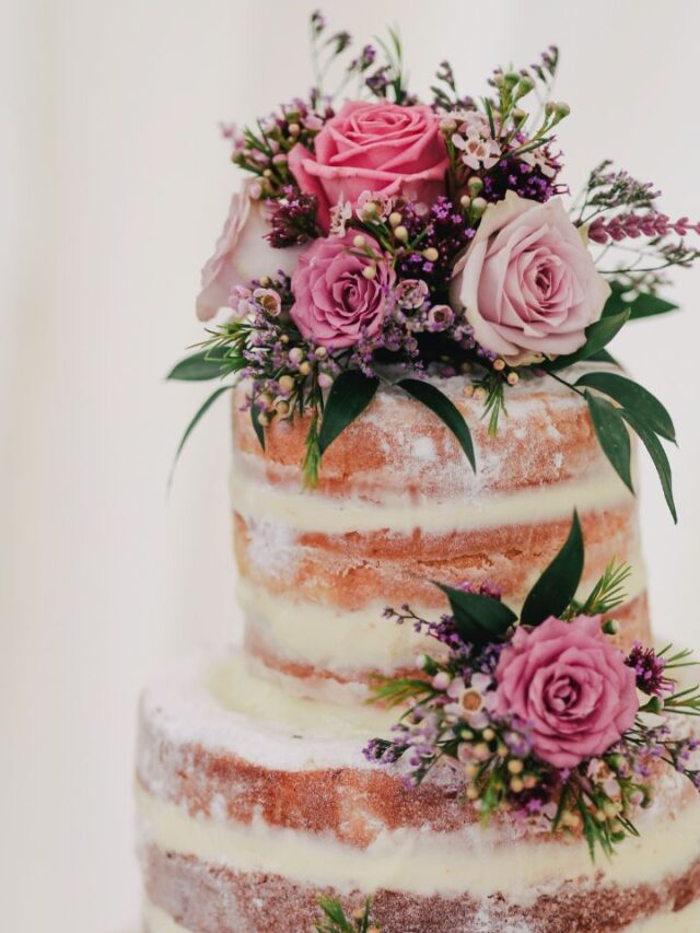 22 Naked Wedding Cakes for Stylish Celebrations - hitched.co.uk -  hitched.co.uk